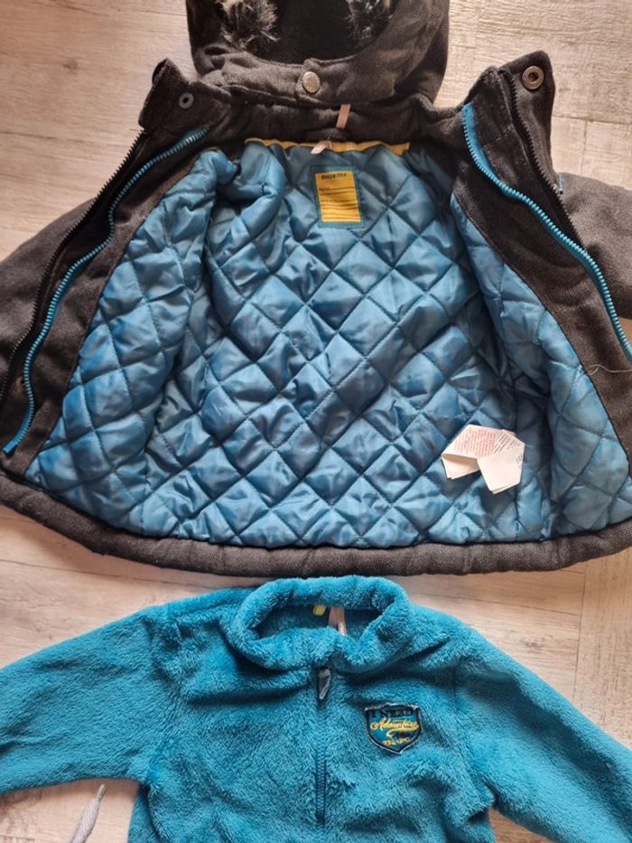 Manteau 3 en 1 garçon 12 mois - photo numéro 4