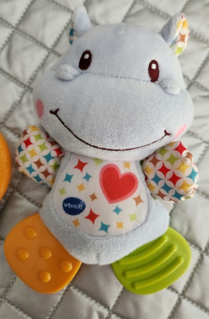 Doudou Hippo en Peluche, Piano Lumineux et Interactif - photo numéro 3