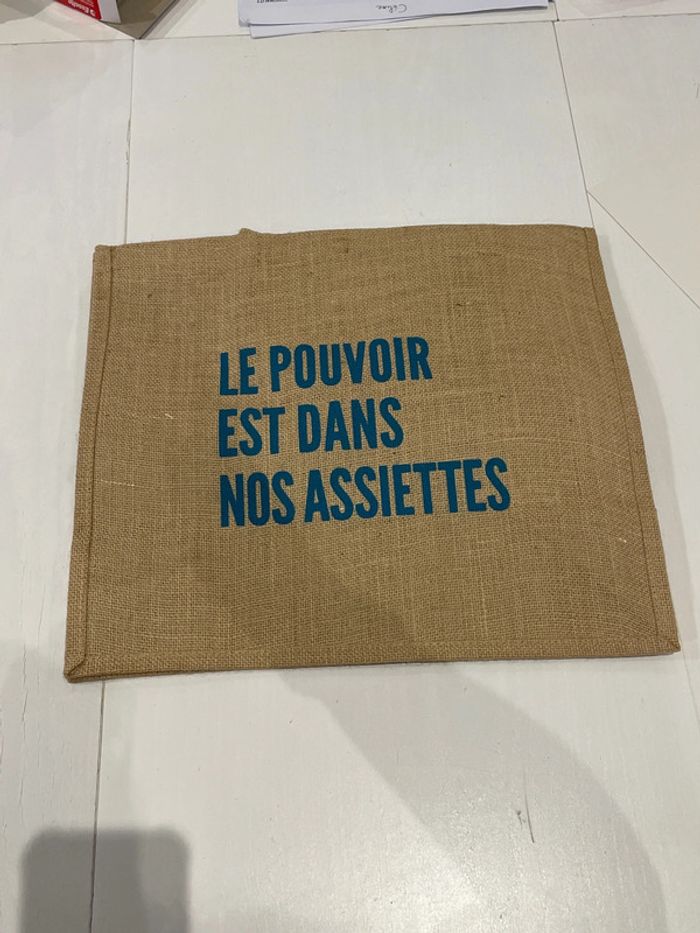 Lot de 10 sacs en jute « la ruche qui dit oui » - photo numéro 3