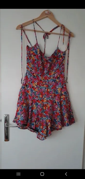 Combishort fleuri