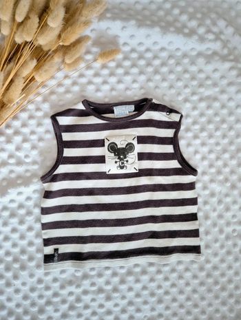 Tee-shirt sans manche 12 mois