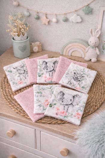 Lot de lingettes lavables