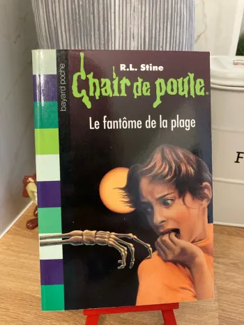 Livre de poche fantastique / horreur Chair de Poule : Le fantôme de la plage