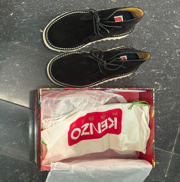 👟 Chaussures Kenzo noires – Cuir – T. 36 – neuves – Authentiques - photo numéro 7