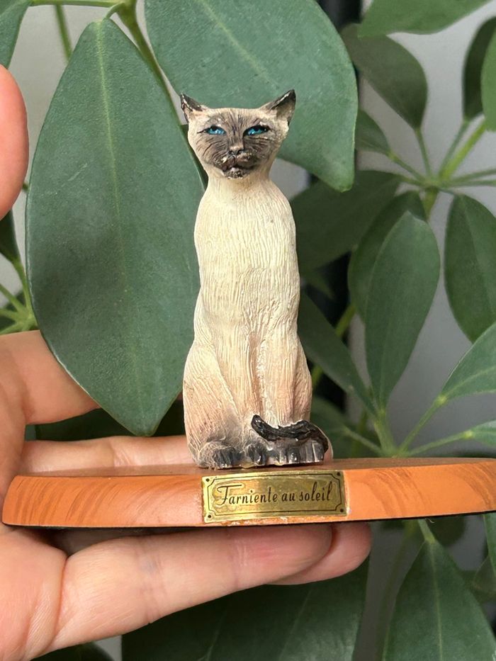 Figurine chat, siamois - photo numéro 7