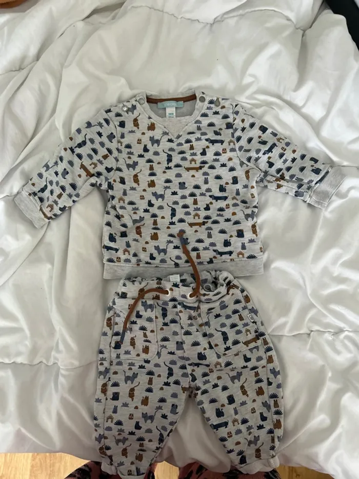 Ensemble bébé garçon obaibi 6 mois