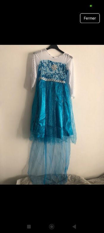 Déguisement Elsa la reine des neiges neuf