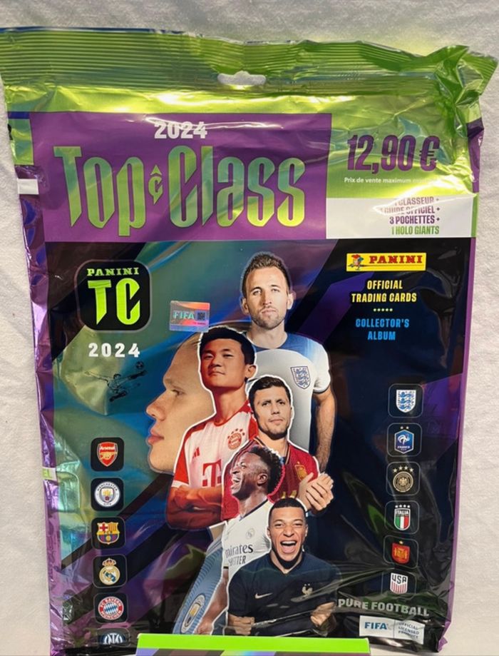 Kit Topps cartes à collectionner Foot Top Class 2024 neuf - photo numéro 2