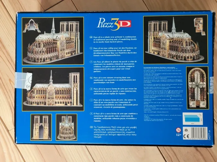 Puzzle 3D Notre dame de Paris MB - photo numéro 4