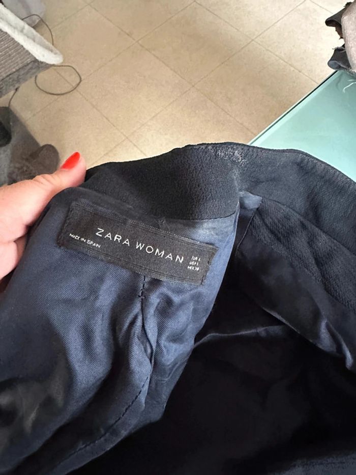 Veste blazer noir Zara - photo numéro 4