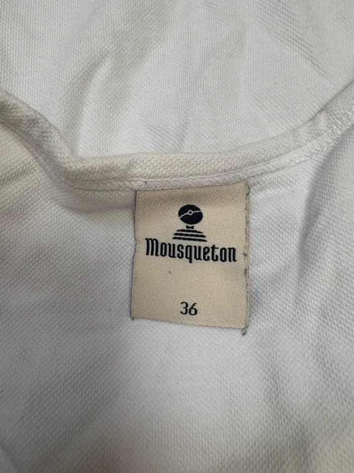 Débardeur Mousqueton | Blanc | Taille 36 - photo numéro 3