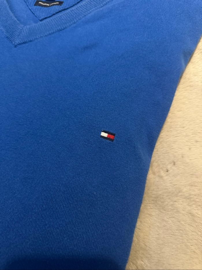 Pull Bleu Tommy Hilfiger - photo numéro 3