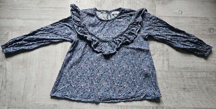 Blouse lulu castagnette fleurie 8 ans
