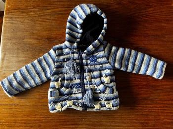 Sweat laine doublé Yusu Tex 12-18 mois