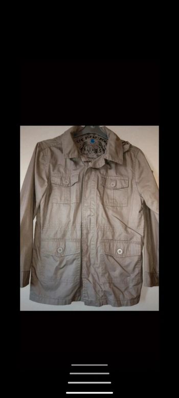 Manteau imperméable CFK kaki. Taille 12 ans