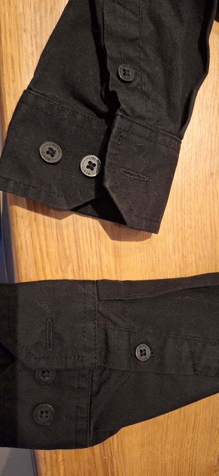 Chemise noire 8 ans liberto - photo numéro 6