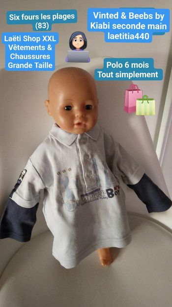 Polo 6 mois garçon