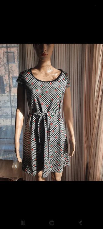 Robe King Louie taille M carreaux blanc/noir