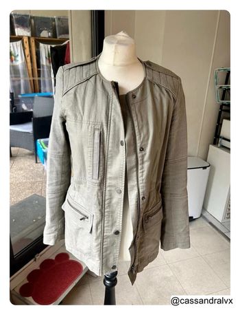 Veste beige Ressia en lin - Comptoir des Cotonniers