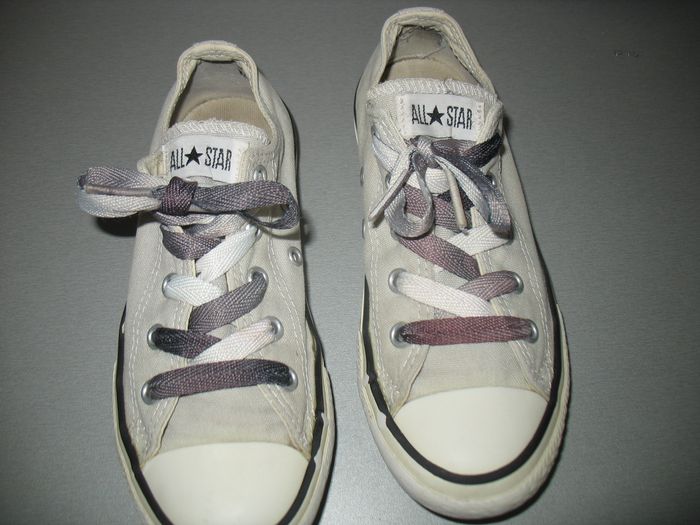 BASKETS BASSES GRISES A LACETS GARÇON "CONVERSE" - P33 - n°02 - photo numéro 3