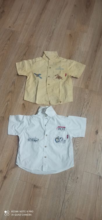 2 chemisettes Disney 4 ans