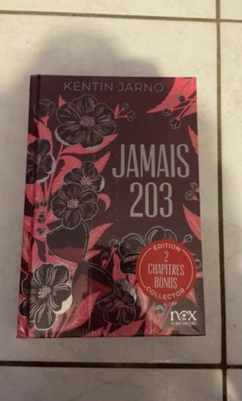 Roman Jamais 203 Relié Collector Jaspage Kentin Jarno Romance Nox