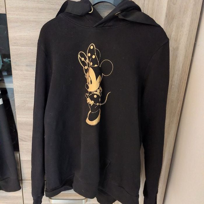Sweat noir Disney Minnie Or