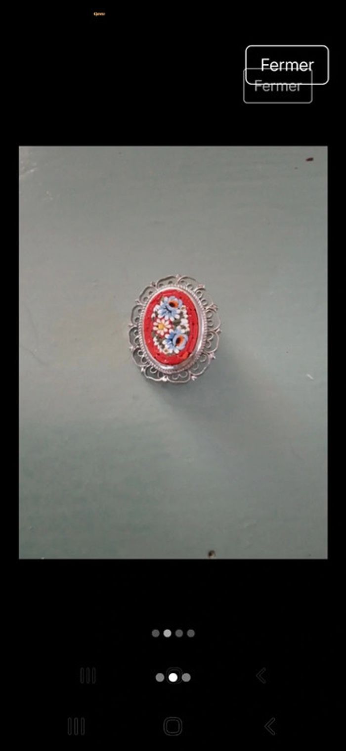 Broche vintage fantaisie - photo numéro 4