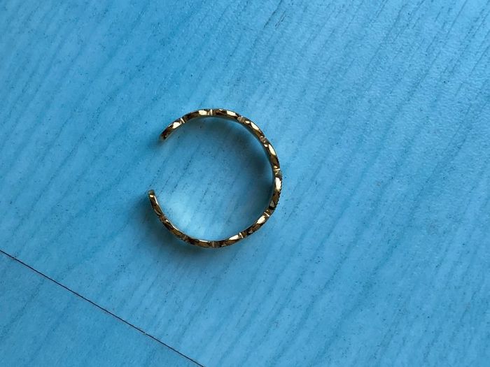 Bague dorée ajustable - photo numéro 3
