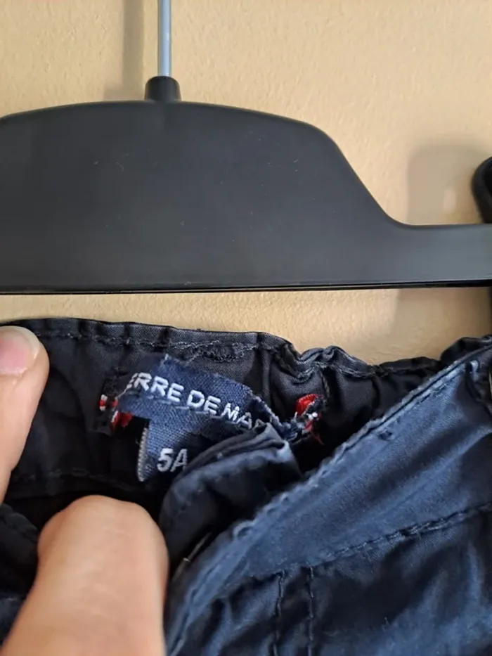 Short bleu terre de marins 5 ans tbe - photo numéro 4