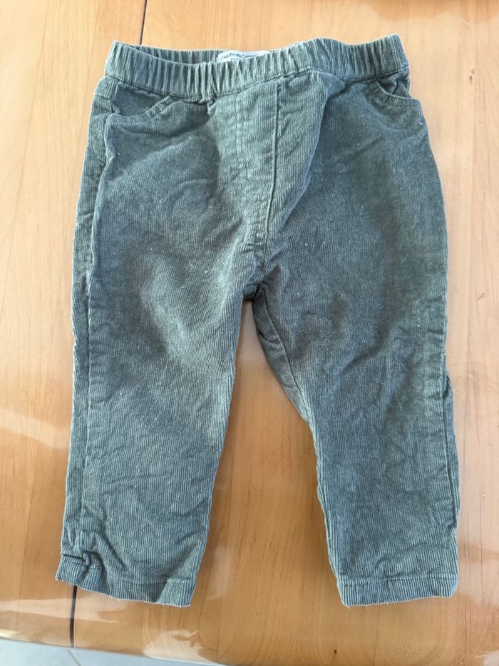 Pantalon velours 12M
