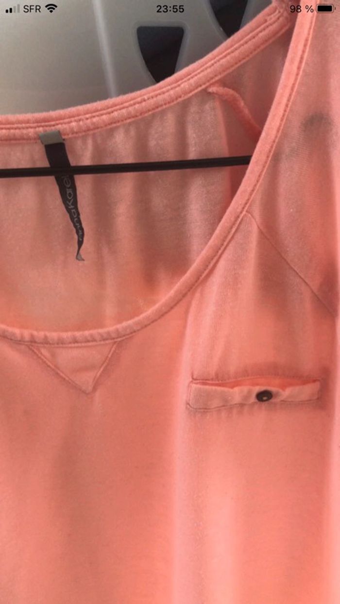 Anna Karel teeshirt orange printemps été