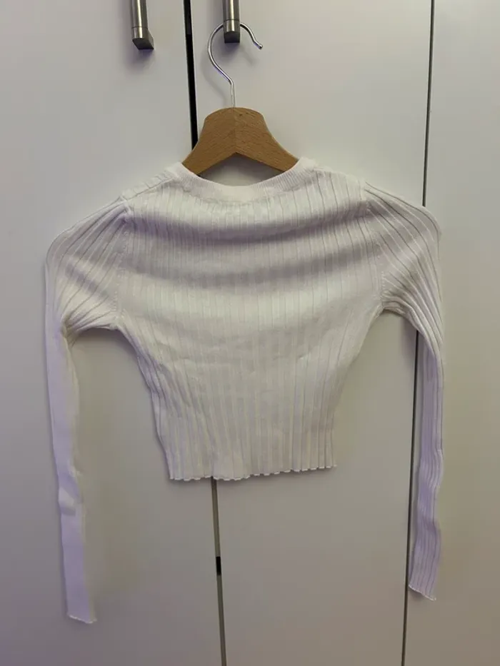 T shirt manches longues crop top - photo numéro 6