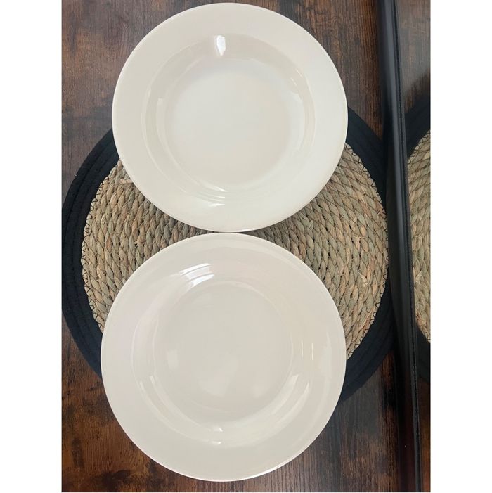 Lot de 2 assiettes creuses