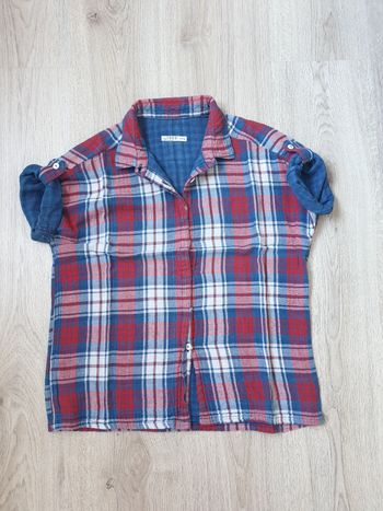 Chemise à carreaux GAP manches courtes