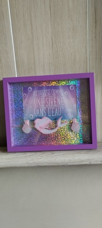 Cadre déco chambre fille