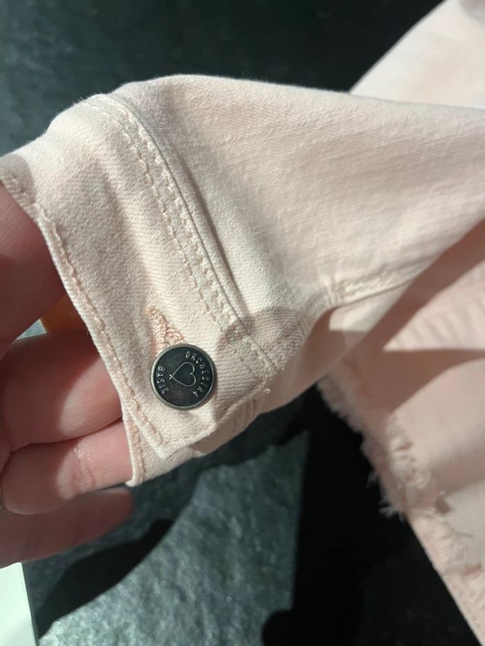 Veste en jean rose 10ans - photo numéro 6