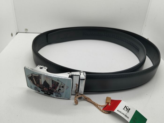 Ceinture en cuir Massiliano Sergio - photo numéro 2