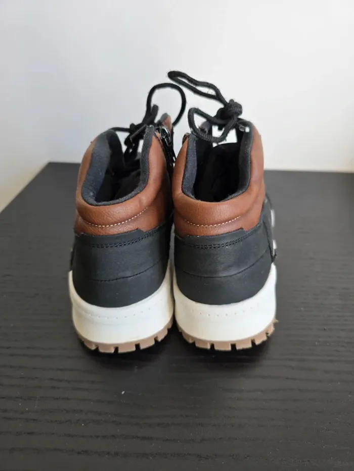basket montante noire et marron Off road - photo numéro 4