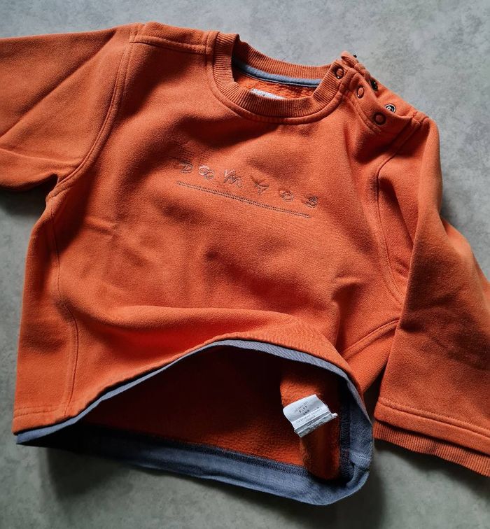pull sweat Domyos orange garçon 4 ans - photo numéro 6