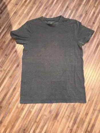T-shirt Primark XS slim fit gris foncé