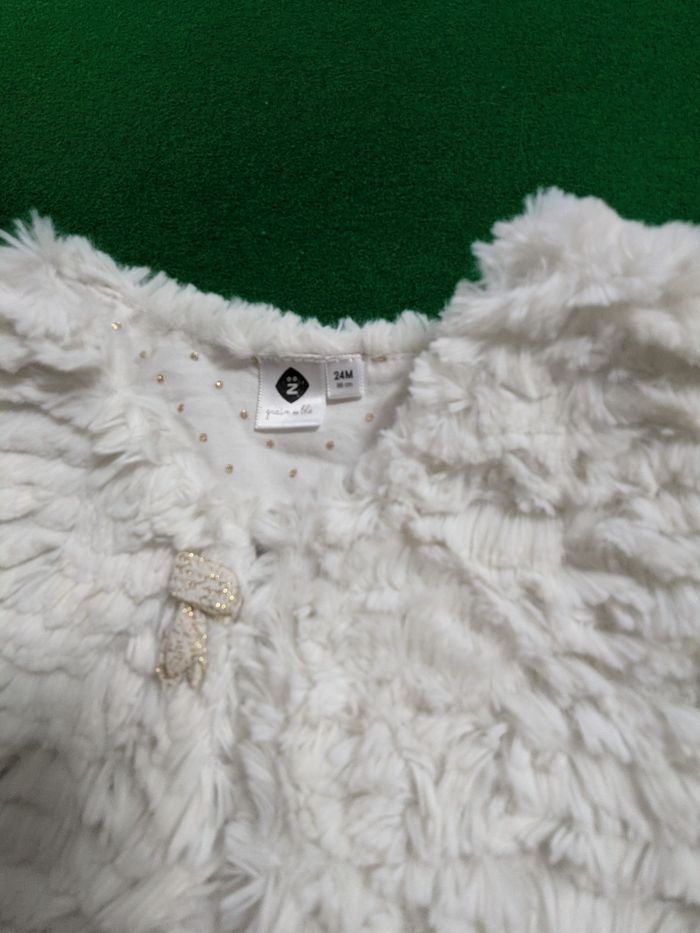 Gilet sans manches fille 2 ans - photo numéro 2