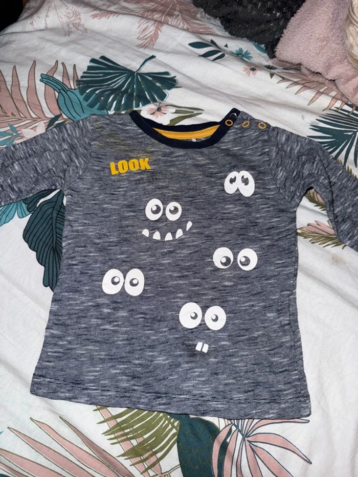 T shirt manches longues 9 mois - photo numéro 3