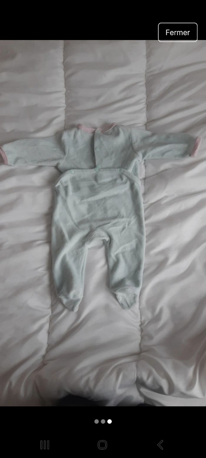 Pyjama bébé fille 3 mois - photo numéro 3