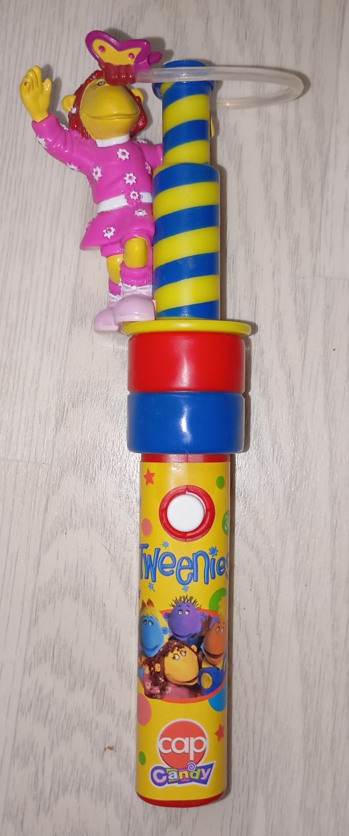 Porte-sucette tournant vintage année 2000 Tweenies Cap Candy