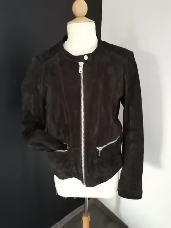 blouson DDP XL cuir marron