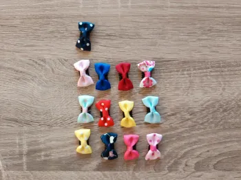 Barrettes à cheveux magiques pince antiglisse bébé fille nœuds multicolores