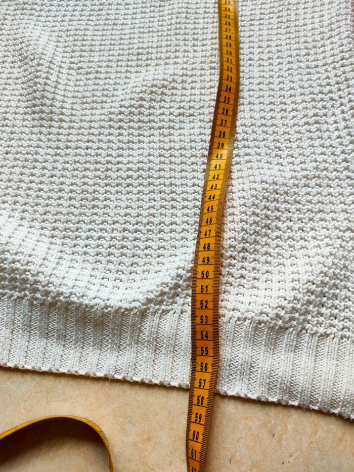 Pull col V hiver blanc taille 38 Jennyfer - photo numéro 8