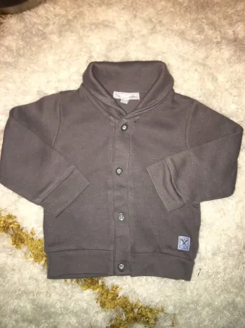 Pull gris mes petits cailloux