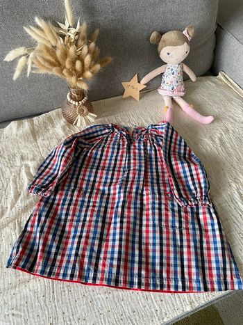 Robe petit bateau multicolore 